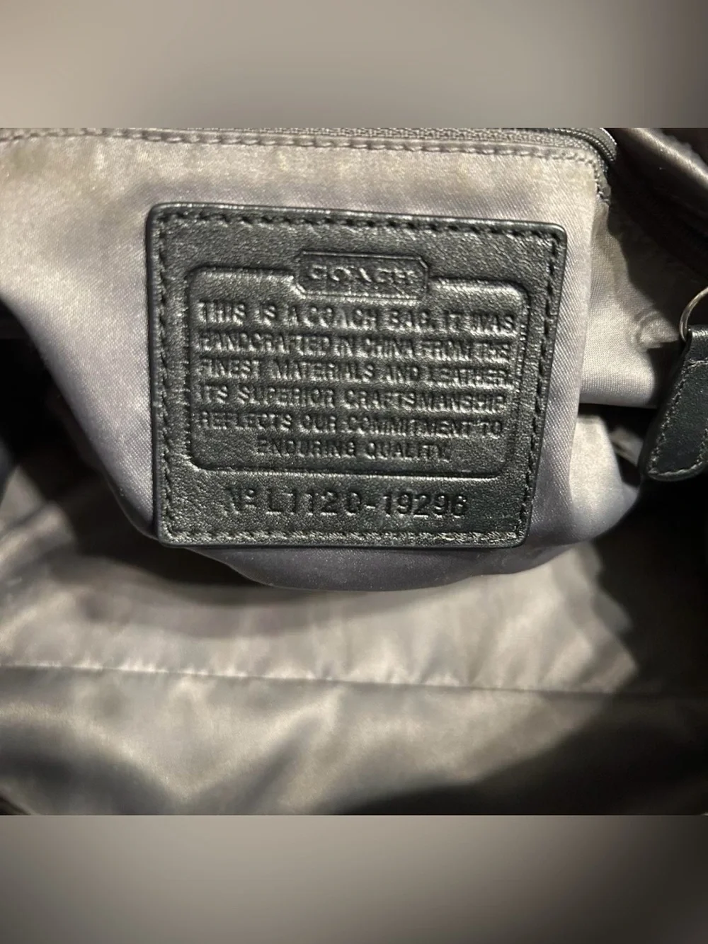 Coach Kristen leather satchel bowlers bag